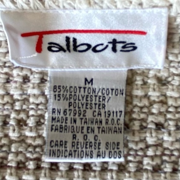 TALBOTS SHORT SLEEVED KNIT TOP - Picture 8 of 9